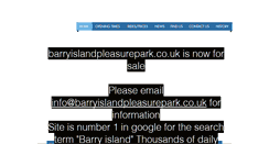 Desktop Screenshot of barryislandpleasurepark.co.uk