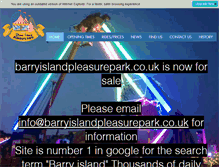 Tablet Screenshot of barryislandpleasurepark.co.uk